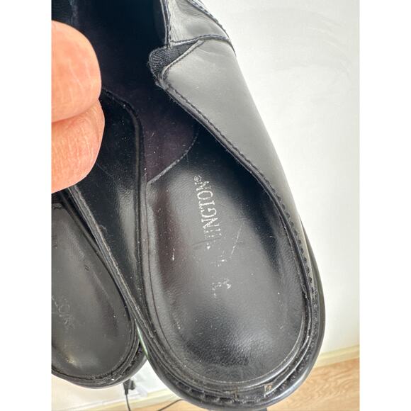 Worthington Vintage Western Style Slide on Leather Mules in Black. 7.5 - Picture 7 of 7